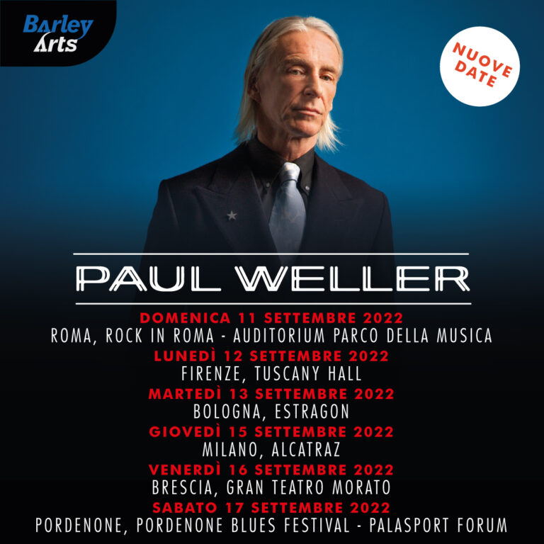 Nuovo Album per Paul Weller che sarà in Italia nel 2022